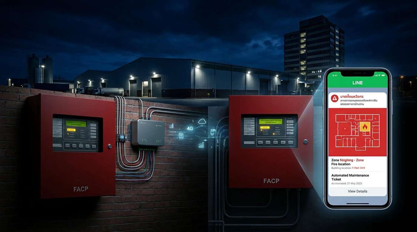 อันตรายของตู้ Fire Alarm ที่ไม่มีระบบมอนิเตอร์ออนไลน์